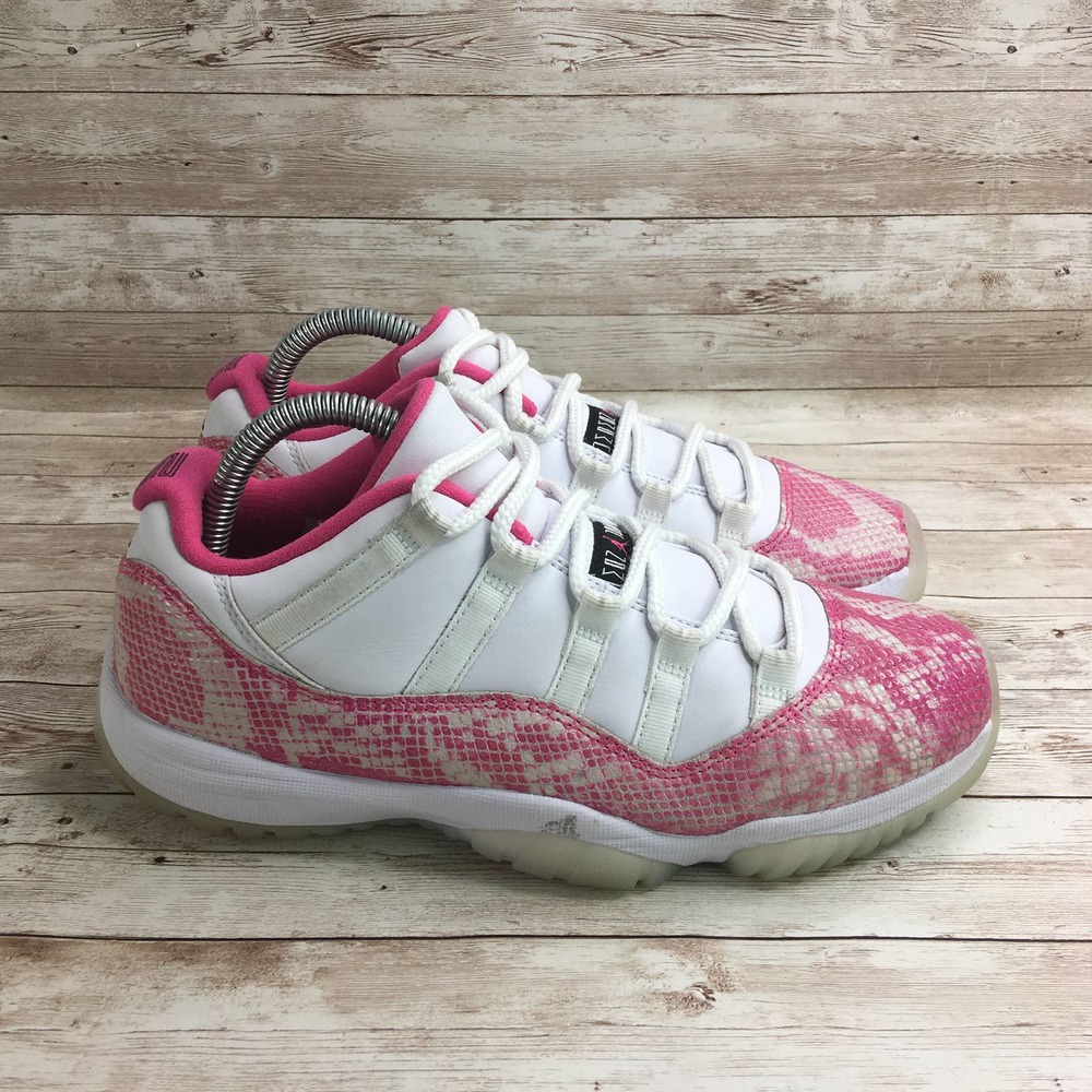 Nike Air Jordan XI 11 Retro Low Pink Snakeskin 9